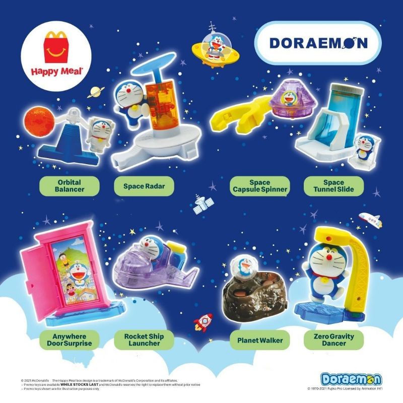 Jual Happy Meal McDonald's Doraemon Nov 2021 Indonesia