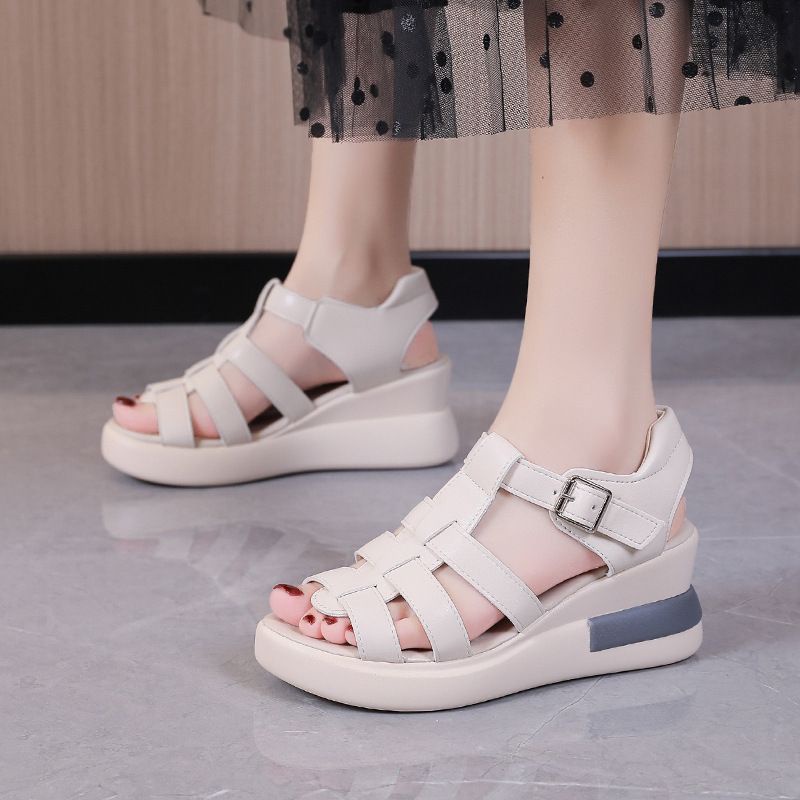 Permata  Sandal Wedges Wanita Import M928 Premium Quality