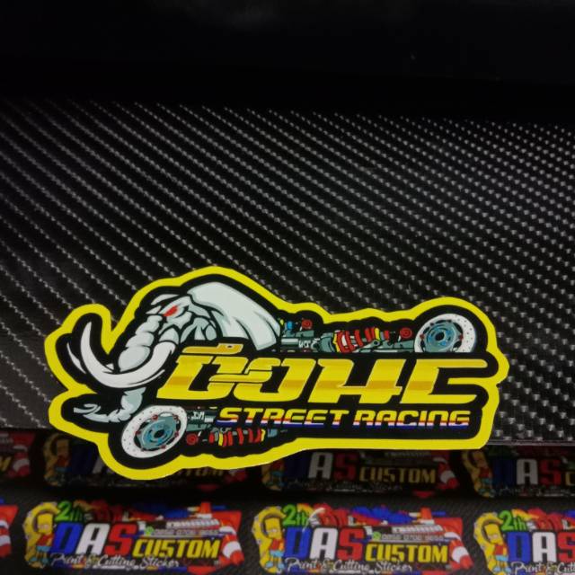 Printing stiker mothai / thailook,thailand DOHC STREET RACING