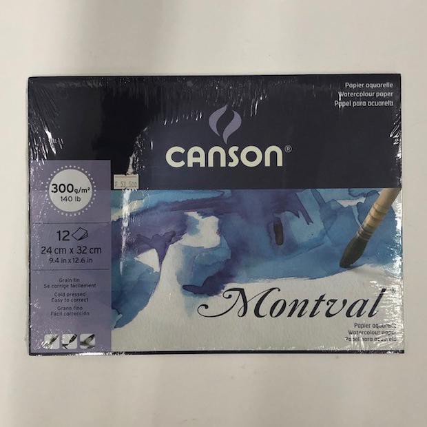 

(PERALATAN MENGGAMBAR) CANSON MONTVAL AQUARELLE A4 300G 140LB PROMO