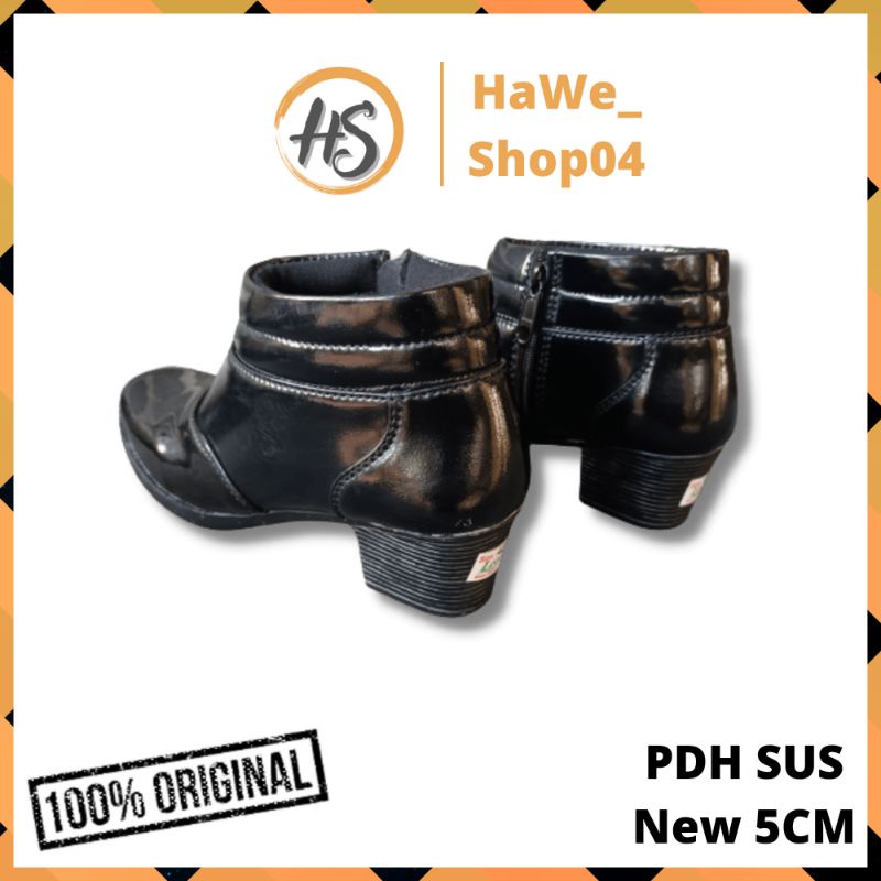 Sepatu PDH Wanita Polwan/Tni/ Dinas/Secwan/Sekolah/Kantor Sepatu PDH Sus