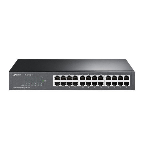 TP Link TL-SF1024D 24-port 10/100Mbps Desktop/Rackmount Switch 24 Port - Garansi Resmi 1 Tahun