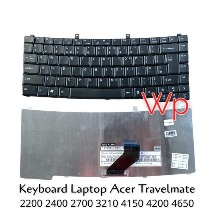 Keyboard Laptop Acer Travelmate 2200 2400 2700 3210 4150 4200 4650