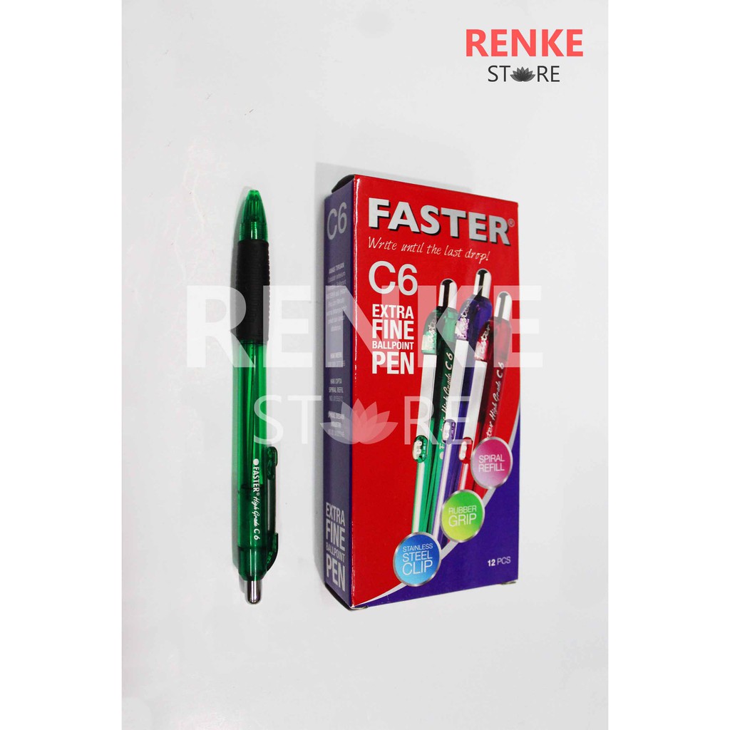 

Pulpen Cetek Faster C6 0.7mm - Pena / Ballpoint / Bolpen