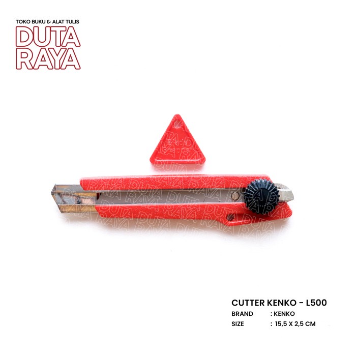 

Cantik Cutter Kenko - L500 / Kater Besar Merah Lebar 2.5 Cm Limited