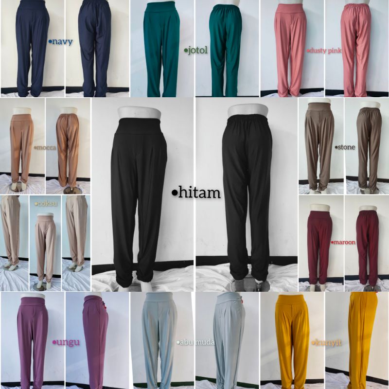 CELAMIS PANJANG POLOS SERUT BAWAH. CELANA ALADIN. CELANA DALAMAN GAMIS. CELANA RUMAHAN LEGING DALEMAN HIJAB CELANA LEGING