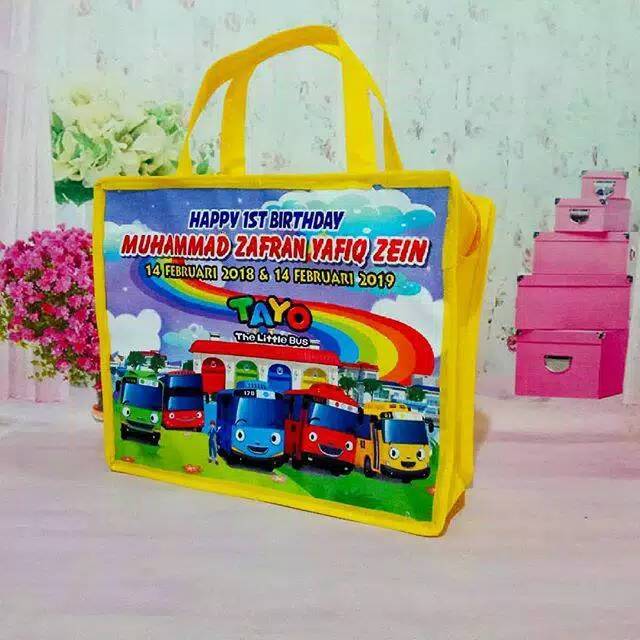 

tas ultah custom 24x24x20 Jumbo tas ultah tasultah murah tas ulang tahun anak godiebag