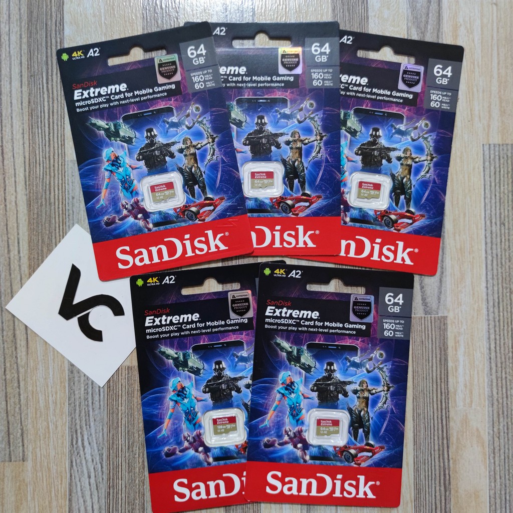 MicroSD SanDisk Extreme 32GB 64GB 128GB 256GB 4K V30 U3 A1 A2 Memory Card Micro SD Kartu Memori