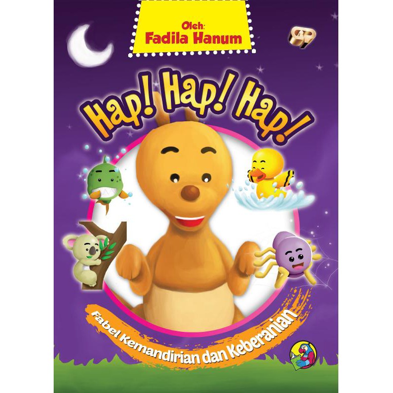 

Gema Insani Jogja : Buku Anak - Hap! Hap! Hap! ; Fabel Kemandirian & Keberanian