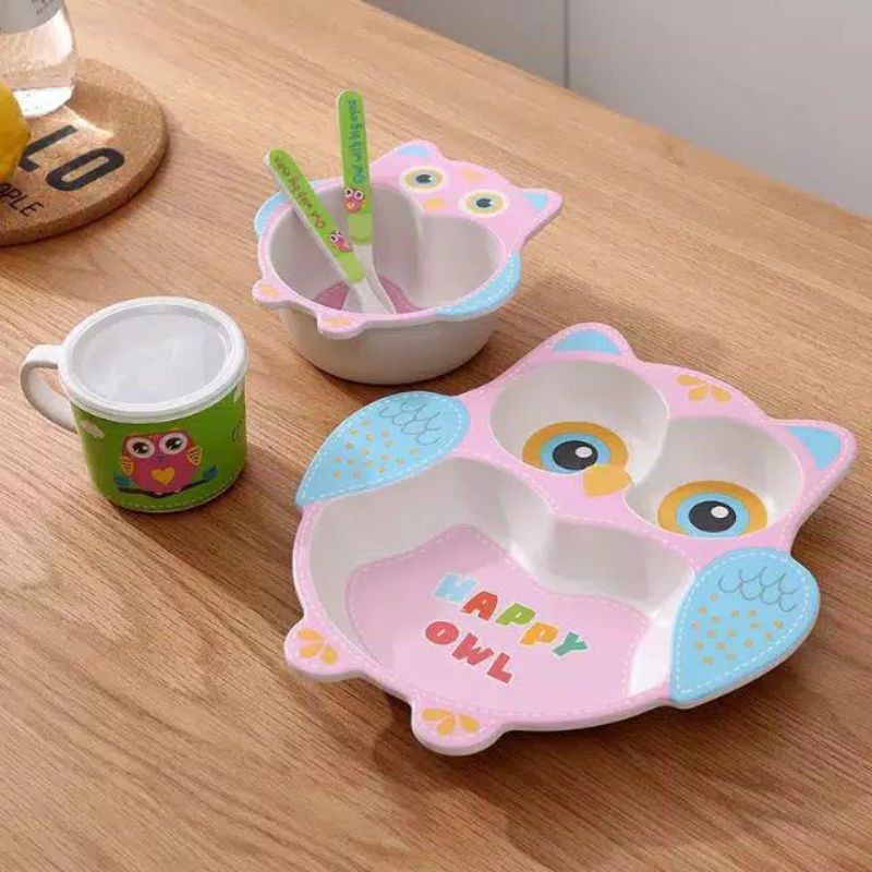 set makan anak 3D/set piring anak