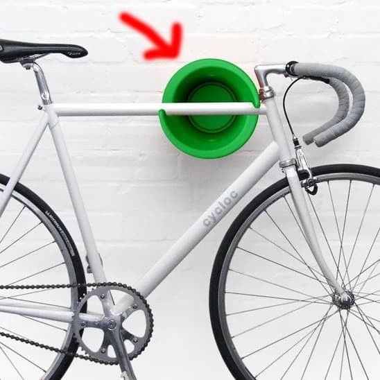 Aksesoris Sepeda - Rak Tembok Sepeda Cycloc Solo Bike Wall Rack Green