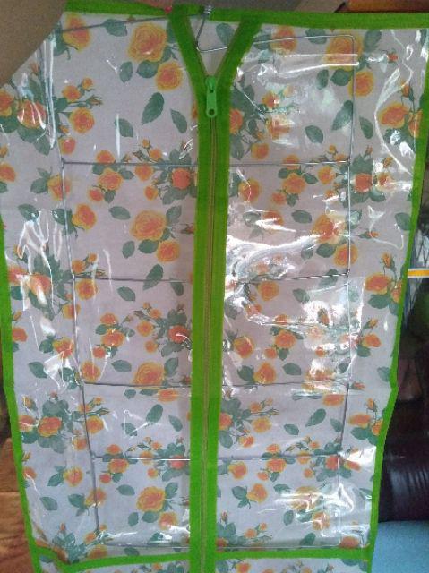 [bisa Cod] Promo Murah Set 4in1 Rak Gantung Motif Bunga  Full Resleting Kualitas Terbaik Dan Murah