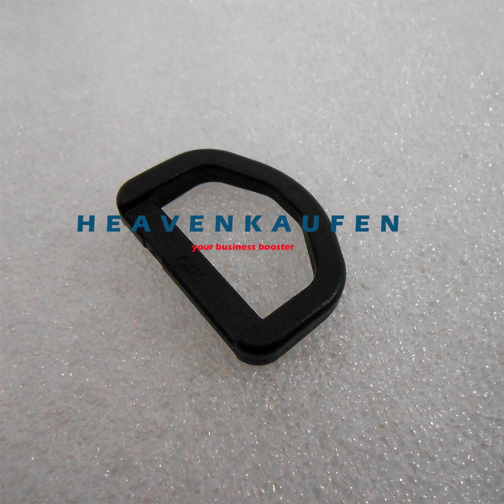 Ring D Tas Merek YKK 2,5 cm Hitam Poly Acetal (POM) Kuat Bagus Kokoh Kualitas Tinggi