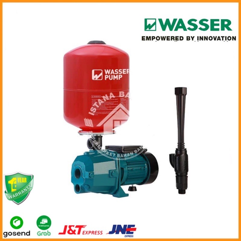 Pompa Jet Pump Wasser PC-255EA Pompa Jet Pump Sumur Dalam 30 Meter