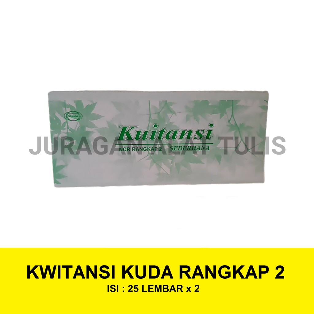 

KWITANSI / KUITANSI KUDA RANGKAP 2 25 LEMBAR