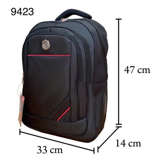 Tas Ransel Laptop Polo Global 18 Inch Pria Wanita