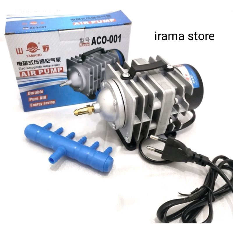 Yamano ACO-001 Pompa Udara Airator Air Pump Aquarium ACO001 Oksigen Airator