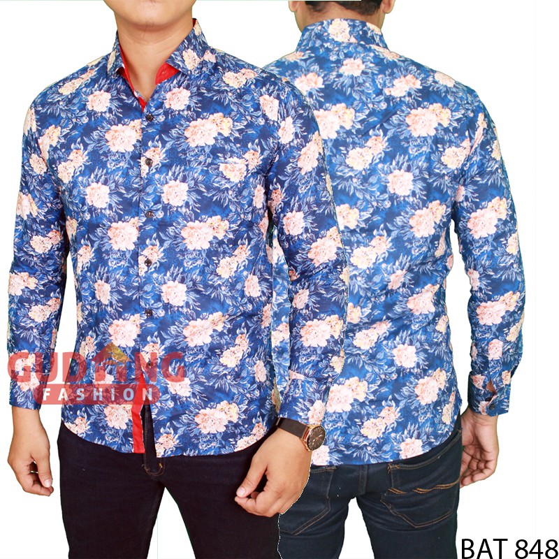 Batik Pendek Slim Fit BAT 848