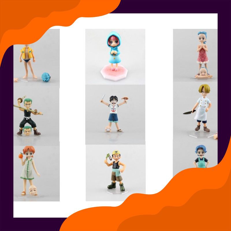 Action Figure Terlaris Anime One Piece 12 Cm Pop Rebecca Luffy Zoro Sanji Nami Robin Usopp Franky Ch