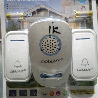 Bell werelese / Bell rumah / Bell tanpa kabel/ bel listrik + 2 remote