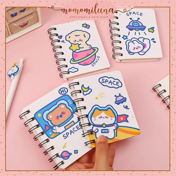 

Notepad mini memo space buku tulis catatan kecil pocket book souvenir lucu cute MK1181