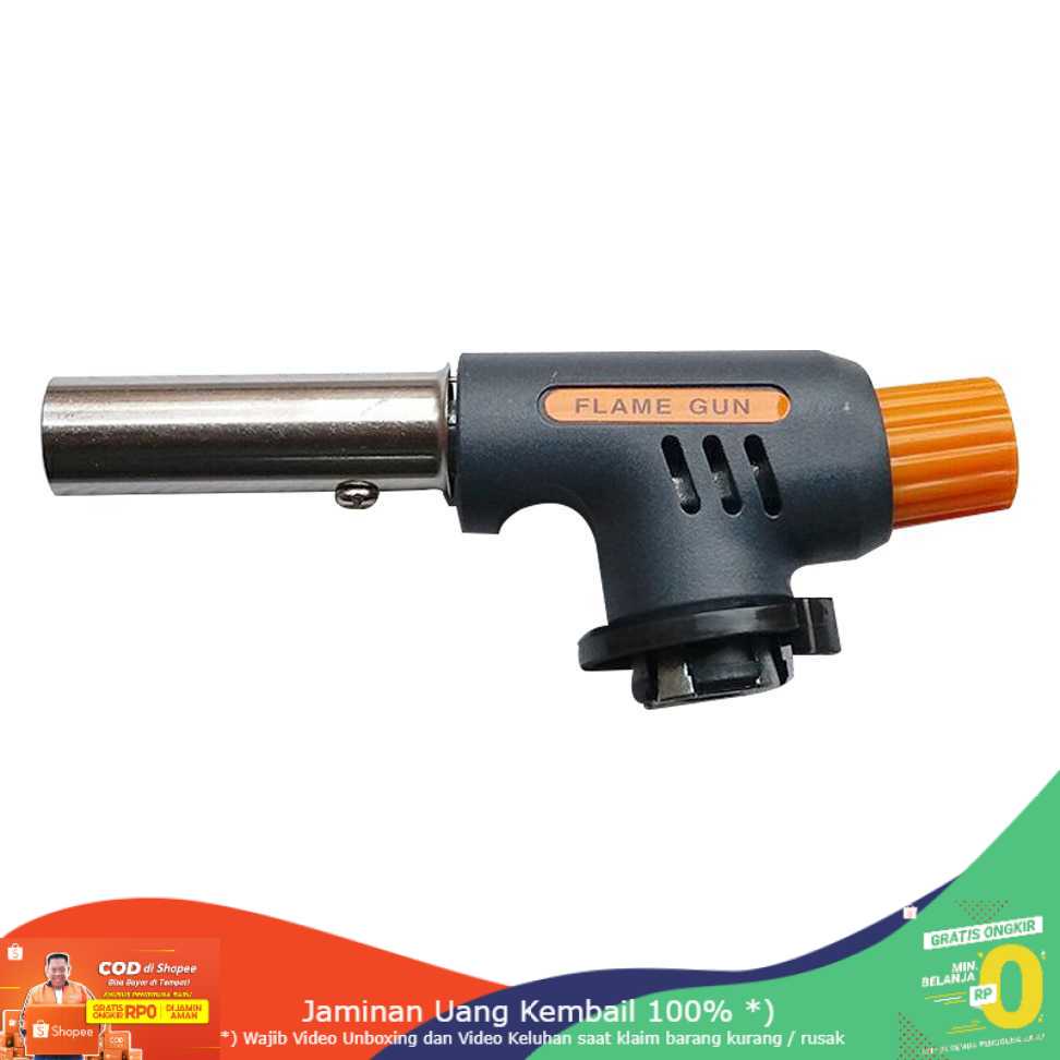 (BISA COD) RVOSTR  Portable Gas Torch Butane Flame Gun Non Inverter - 807-1