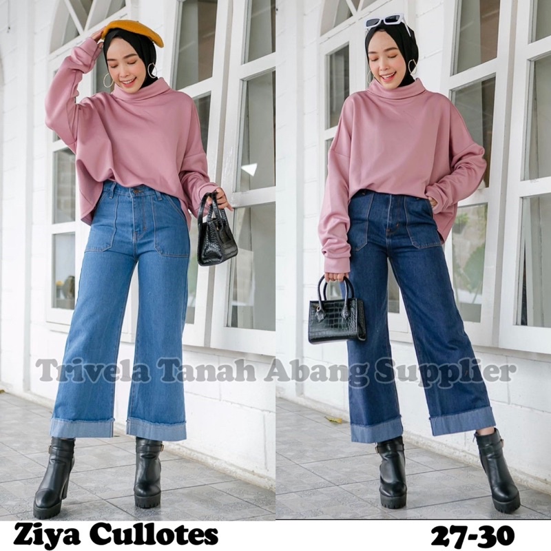 Ziya Cullotes / Kulot Jeans Alice Roll Up