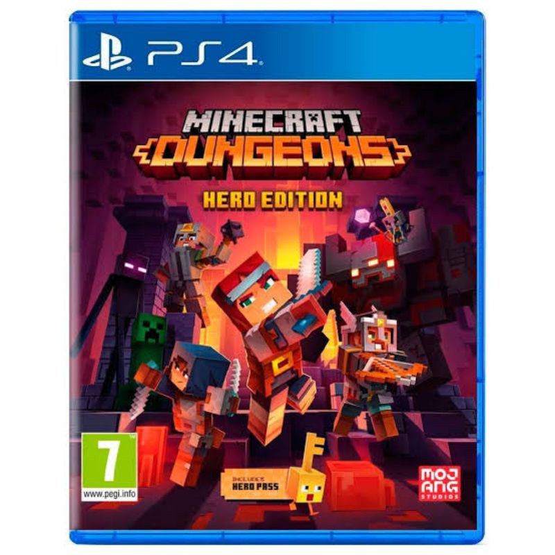 BD Kaset PS4 Minecraft Dungeons Hero Edition mine craft dungeon