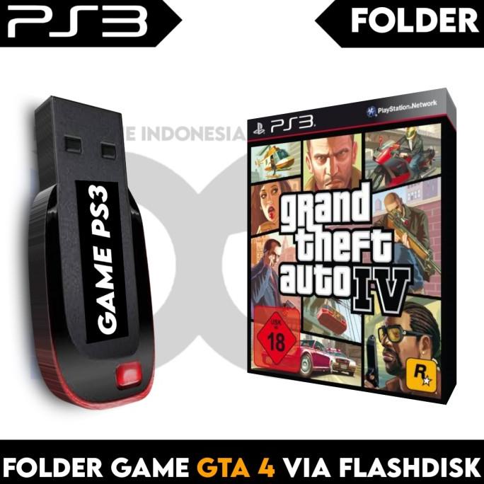 BISA COD Game GTA 4 PS3 Folder Game via Flashdisk