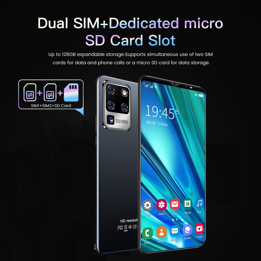 【COD】 2021 Versi internasional Terbaru S30 Pro  6GB+128GB Layar HD 6,3 inci  Baterai 4800mAh Android 10.0 Ponsel Siswa Kursus Online