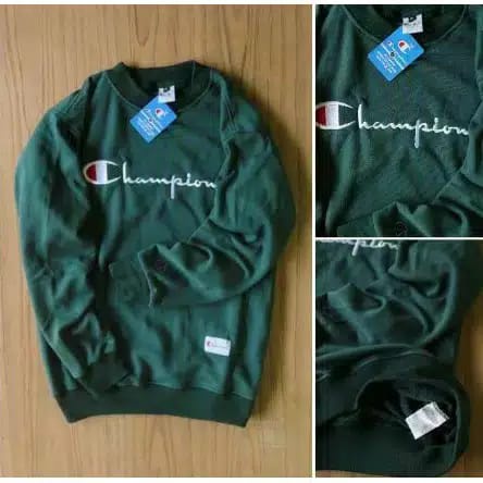 (COD)SWEATER CHAMPION - SWEATER CHAMPION CREWNECK LOGO BORDIR