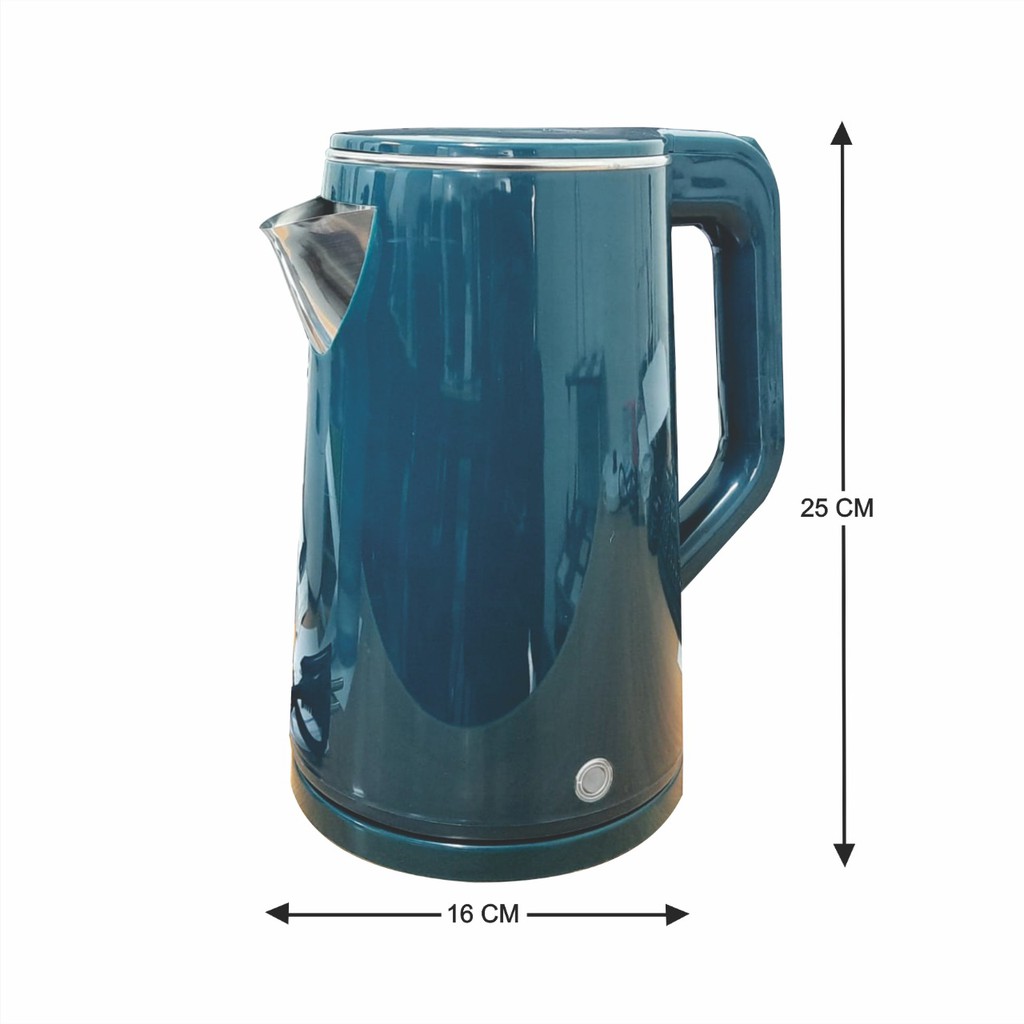 COD Teko Listrik JUMBO 2L Kettle Electric 1500W Pemanas Air Kopi Teh Teko ​Travelling Teko Listrik Termos Pemanas Air Pembuat Kopi Teh Susu DLL 2.5L Electric Kettle