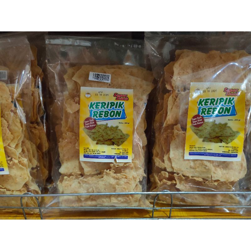 

Keripik rebon super snack 200 g kerupuk oleh oleh magelang jogja temanggung wonosobo