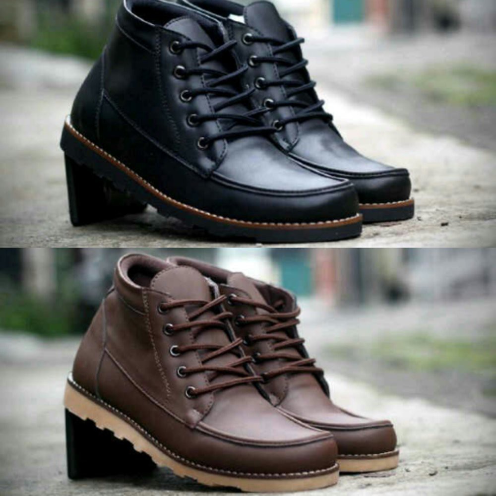 SEPATU BOOTS PRIA KULIT ORIGINAL JOE HURLEY  SEPATU 0UTDOOR SEPATU PRIA SEPATU CASUAL