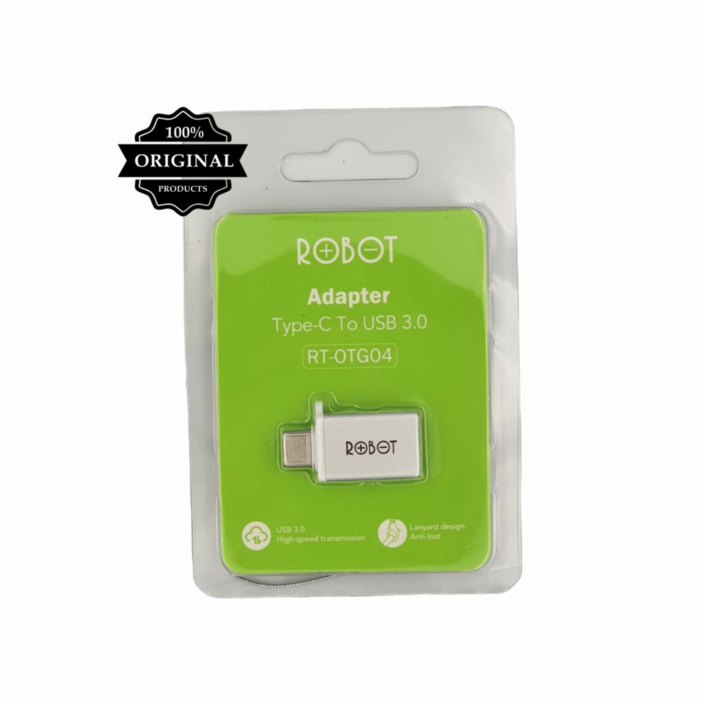 Adapter OTG Type C to USB 3.0 Robot RT-OTG04 - Silver