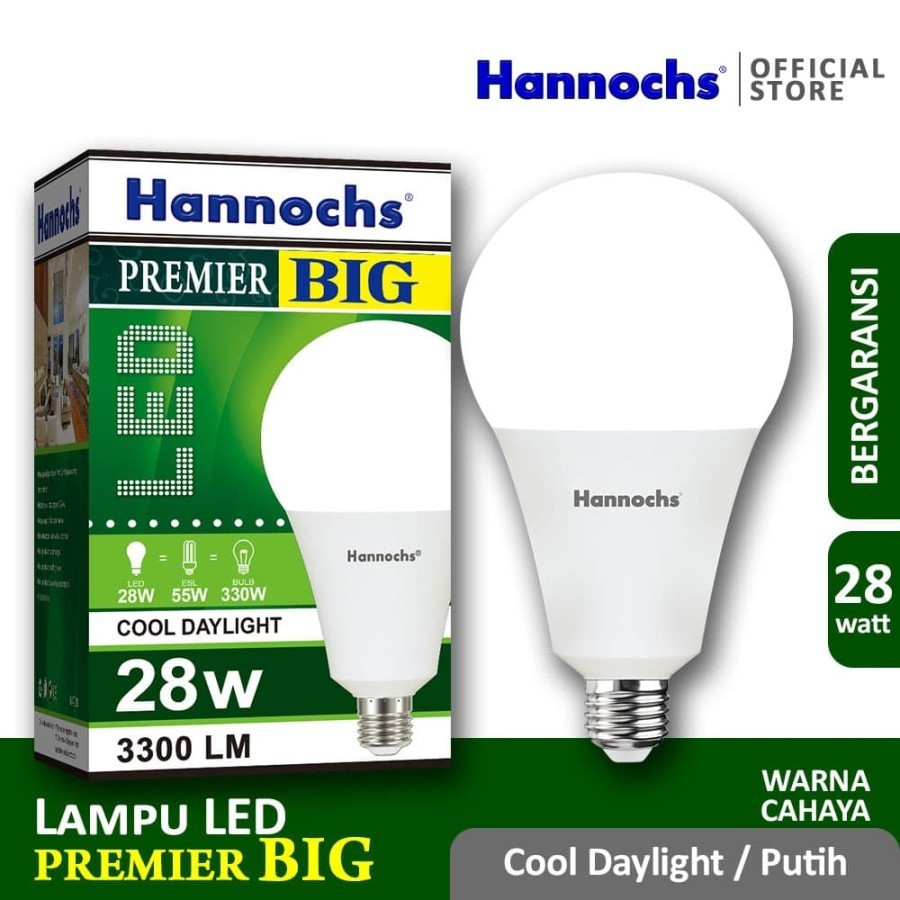 Hannochs - Lampu LED Premier BIG - 28 watt - cahaya Putih