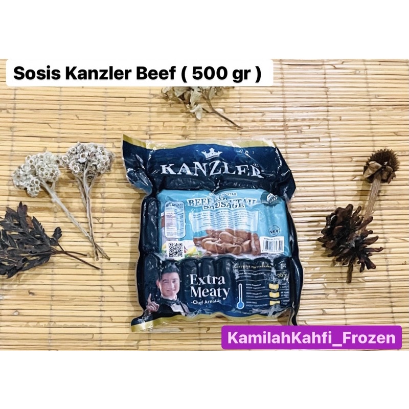 

Sosis Kanzler Beef ( 500 Gr )