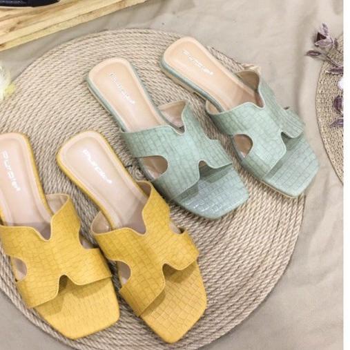 TEPLEK PURPLE TERBARU 107 | SENDAL WANITA | ZARA