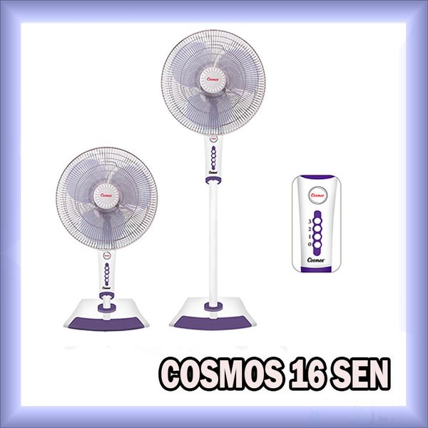 COSMOS Stand Fan DEsk Fan / Kipas Angin 2in1 16SEN / 16 SEN cosmos