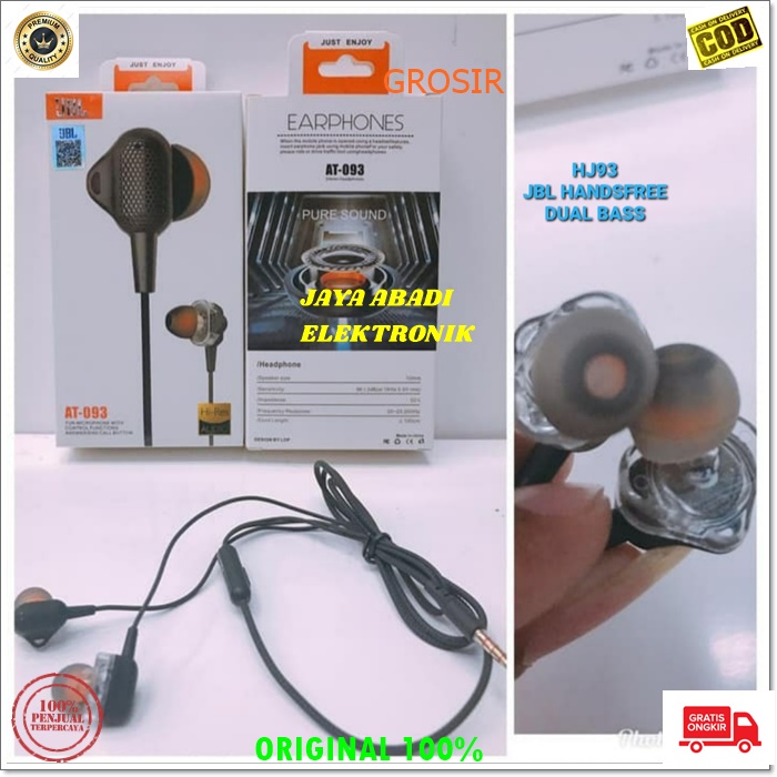 J172 HANDSFREE STEREO SUPER BASS HEADSET HANDSFREE HEADPHONE EARPHONE MUSIC VOKAL AUDIO SOUND EARPOD IN EAR KARET TEBAL DAN NYAMAN KARAOKE MEGA BAS BISA MUSIK TELPON SMULE DLL DUAL WIRED BISA KE SEGALA JENIS HANDPHONE TAB PC LAPTOP DLL SUARA JERNIH NGEBAS