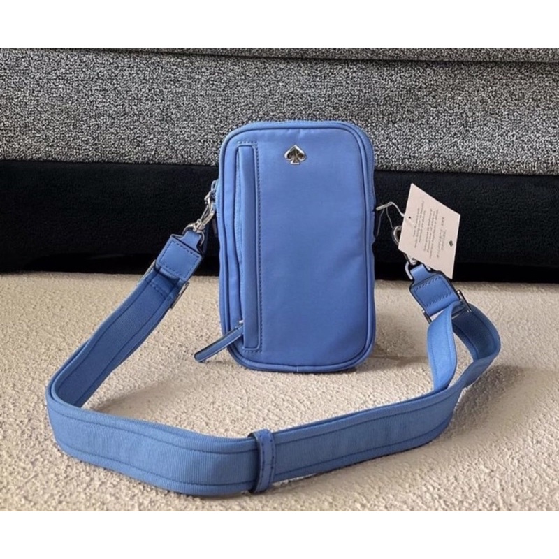New tas hp kate spade ks phone jae deep cornflower original