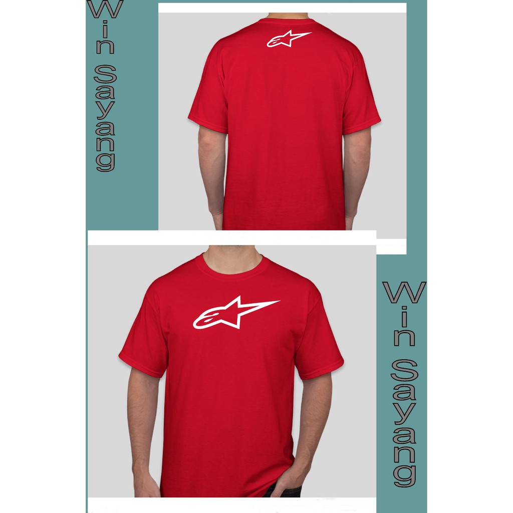  Kaos Oblong merah  Alpinestar Shopee Indonesia