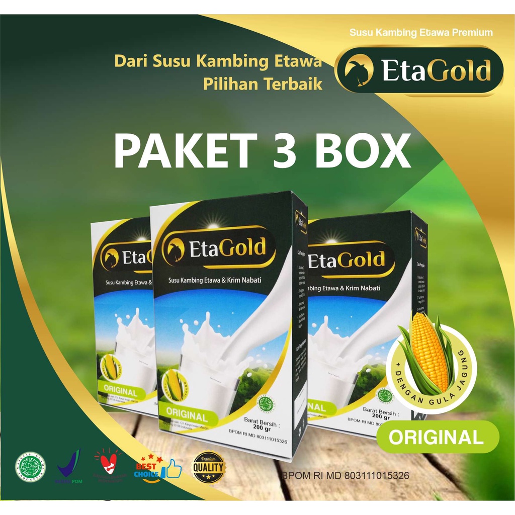 

PAKET 3 BOX Susu Etawa ETAGOLD