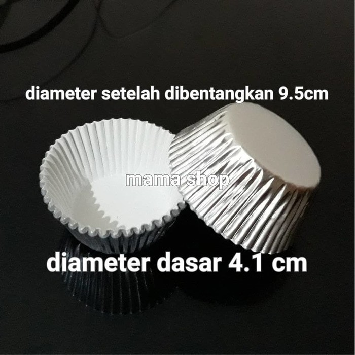 

Papercup Diva Metalik 9.5 cm Utk Mini Cupcakes / Paper Case Cupcake