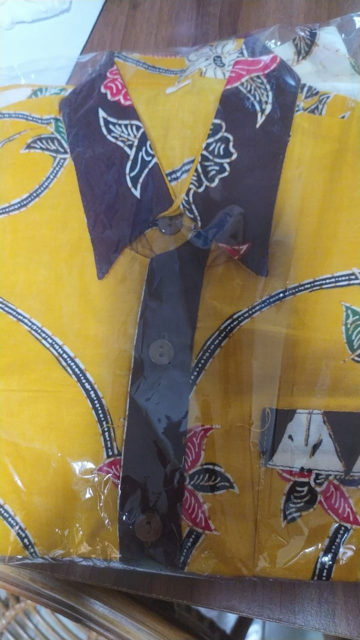 Kemeja Atasan 210 222 261 Batik Hem Anak Amelia Seragam Keluarga Katun