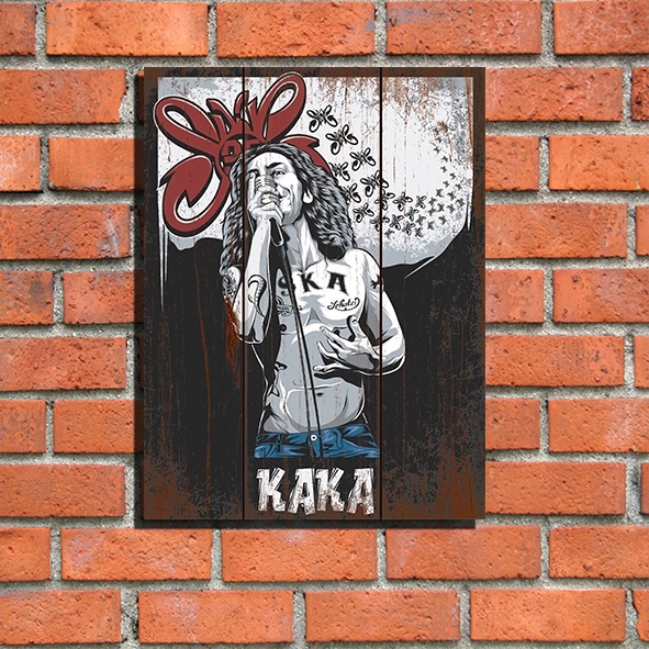 Poster SLANK BAND MUSIK KAKA Hiasan Dinding Poster Kayu Dekorasi pajangan 05