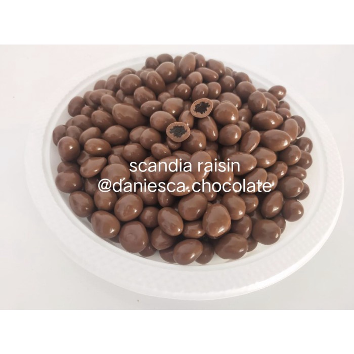 

500GR COKLAT SCANDIA RAISIN COKLAT ISI KISMIS