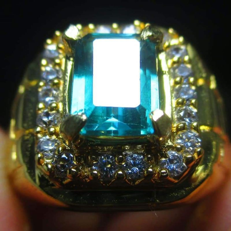 New TERLARIS NATURAL GREEN TOPAZ OCTAGON HIGH QUALITY