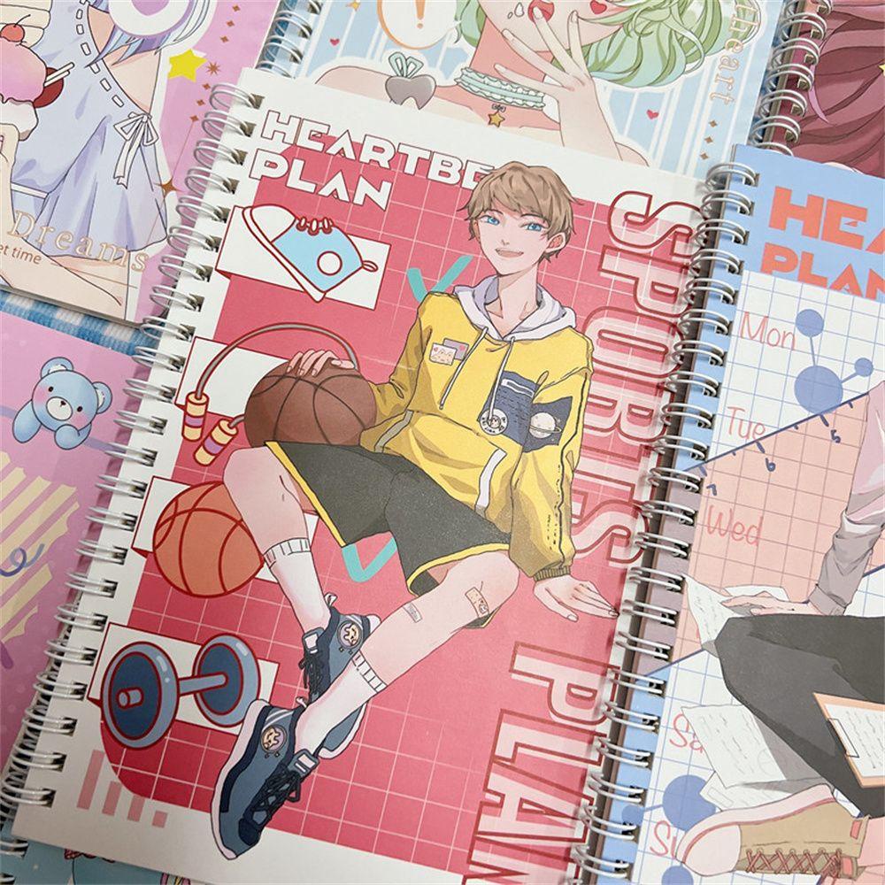 Mxbeauty Anime Notebook Hadiah Anak Perlengkapan Kantor Kuromi Kartun Cinnamoroll Diary Coil Notebook