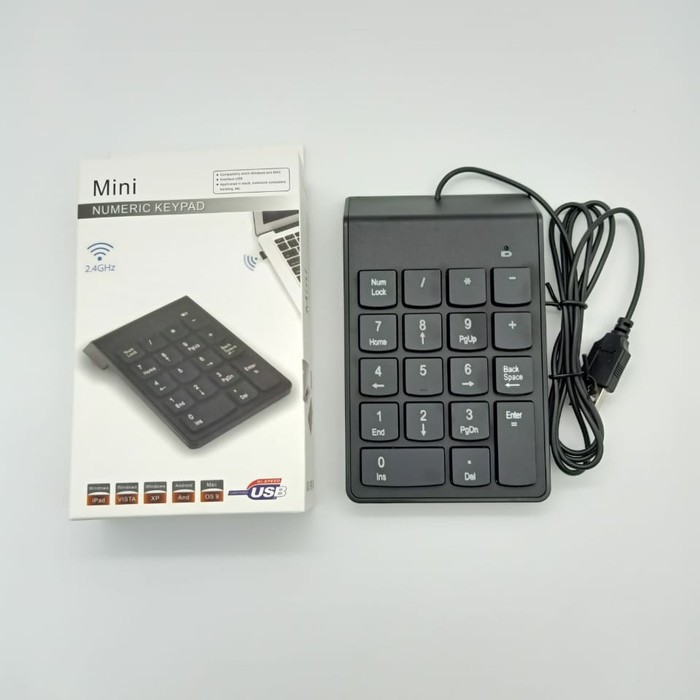 Keyboard Numeric Wired Mejec Numpad - Keyboard Kasir Angka Keypad